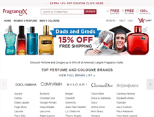 Tablet Screenshot of fragrancex.com